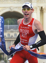 Christian Troger im Ziel